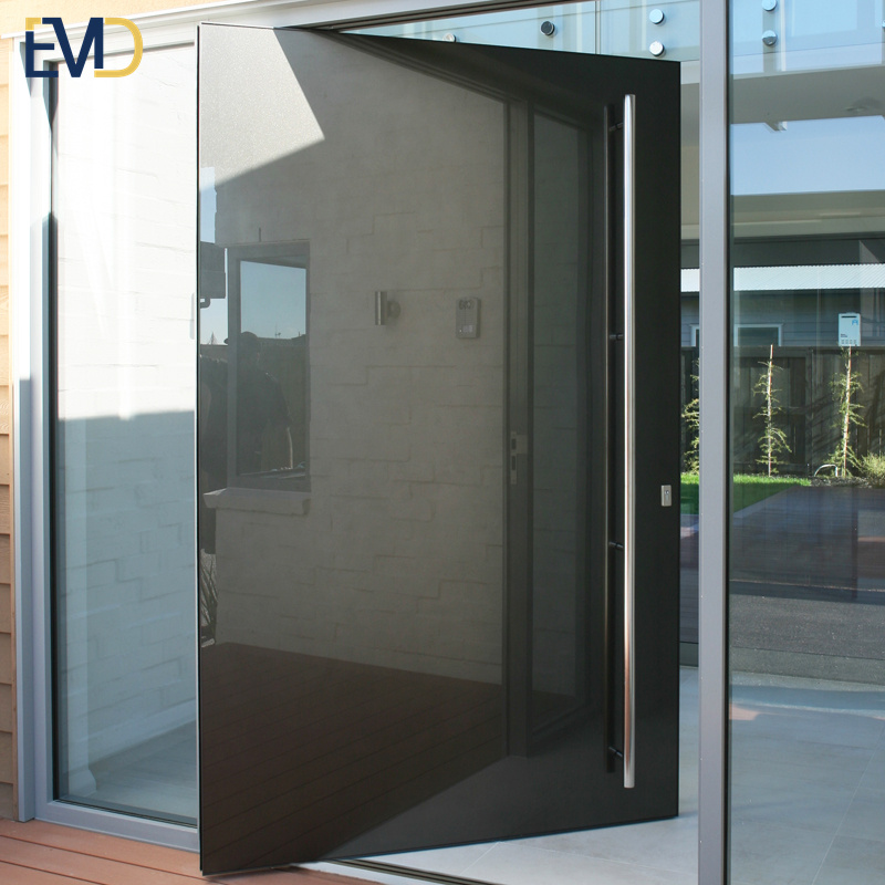 Modern design new style villa aluminium exterior security pivot front entry door