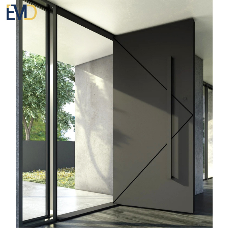 Factory custom popular design villa aluminium Australian external security pivot door