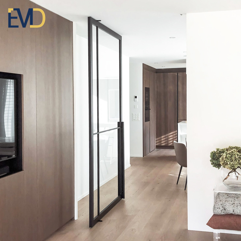 Modern new design villa aluminium American style entrance front pivot doors