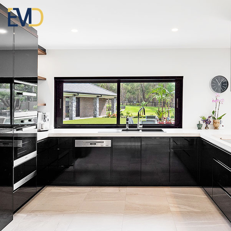 Modern style new design villa aluminium tempered glass thermal break sliding window